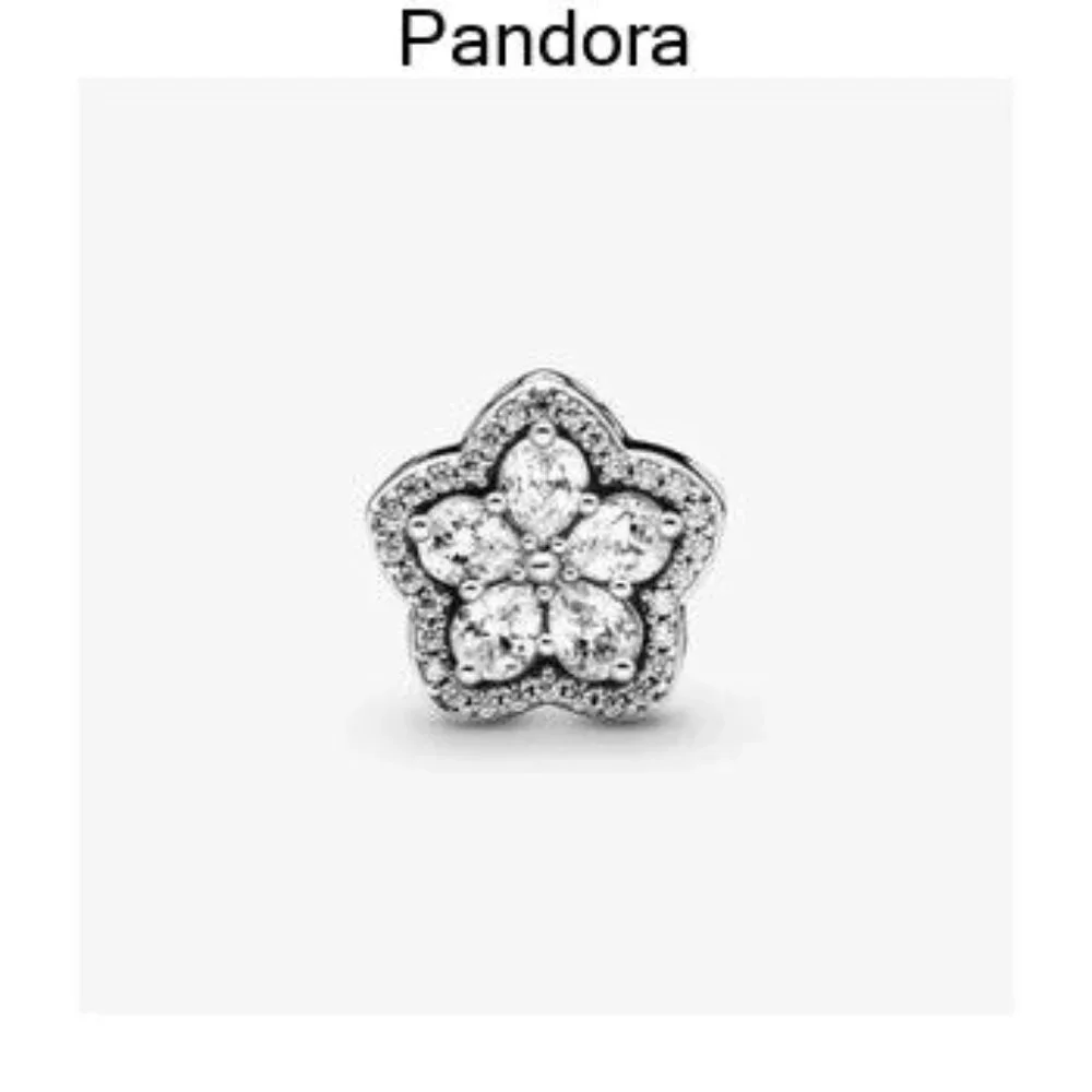 Pandora Silver Flower Bracelet Charm